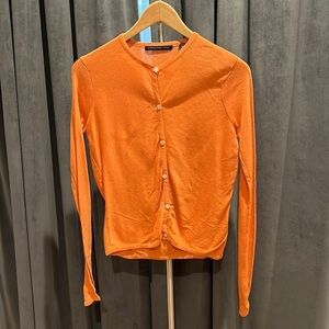 Bloomingdale’s Tahari collab open weave cardigan